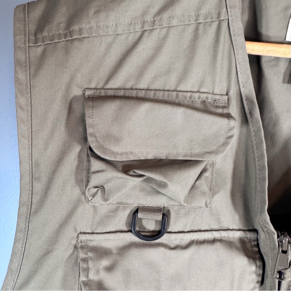 Werter’s XL Utility Fishing Vest Khaki Multi Pocket Outdoor Travel - Picture 5 of 11